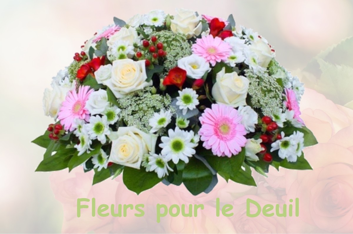 fleurs deuil PONT-CROIX